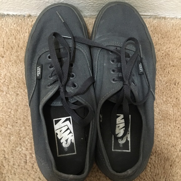 Charcoal gray Vans - Picture 6 of 11